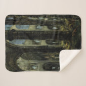 Gothic Church Ruins (door Carl Blechen) Sherpa Deken (Voorkant (horizontaal))