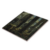 Gothic Church Ruins (door Carl Blechen) Tegeltje (Zijkant)