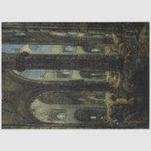 Gothic Church Ruins (door Carl Blechen)