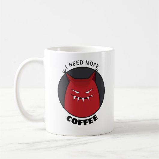 Gothic Coffee Evil Creater Halloween Koffiemok (Links)