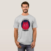 Gothic Coffee Evil Creature Halloween Coffee T-shirt (Voorkant volledig)