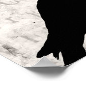  Gothic Collage Gepersonaliseerd vogelbeker Poster (Hoek)