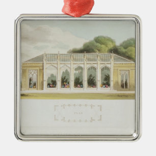 Gothic Conservatory, 1832 Metalen Ornament