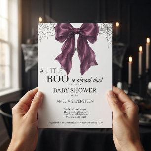 Gothic Coquette Een klein Boe Baby Shower Kaart