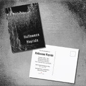 Gothic Cornfield Halloween Hayride Party Uitnodiging Briefkaart