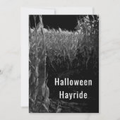 Gothic Cornfield Hayride Halloween Party Kaart (Voorkant)