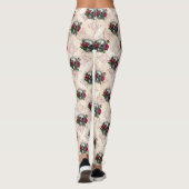 Gothic Countenance Serie Ontwerp 16 Leggings (Achterkant)