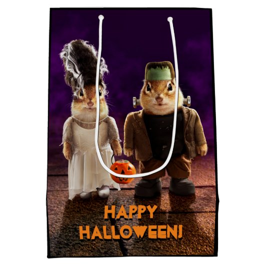 Gothic Couple Medium Cadeauzakje (Achterkant)