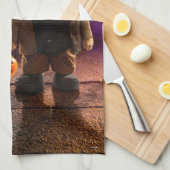 Gothic Couple Theedoek (Quarter Fold)