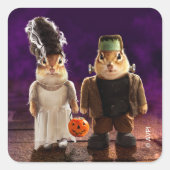 Gothic Couple Vierkante Sticker (Voorkant)