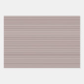 Gothic Cream Skulls en Stripes Halloween Inpakpapier Vel (Voorkant 2)