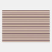 Gothic Cream Skulls en Stripes Halloween Inpakpapier Vel (Voorkant 2)