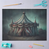 Gothic Creepy Circus Tent Moody Decoupage Papier (Craft)