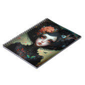 Gothic Creepy Cute Girl Gothic Notitieboek (Linkerzijde)