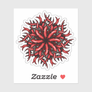 Gothic Creepy Horror Demon Tentakels Dark Art Sticker