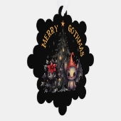 Gothic Critters And Christmas Tree Ornament Kaart (Rechts)