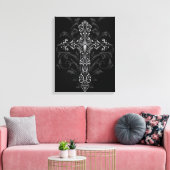 Gothic Cross Canvas Afdruk (Insitu (Woonkamer))