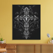 Gothic Cross Canvas Afdruk (Insitu (Woonkamer))