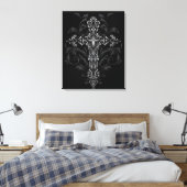Gothic Cross Canvas Afdruk (Insitu (Slaapkamer))