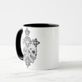 Gothic Cross en Skulls Mok (Voorkant links)
