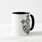 Gothic Cross en Skulls Mok (Voorkant rechts)
