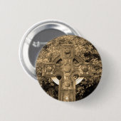 Gothic Cross Ronde Button 5,7 Cm (Voorkant /achterkant)