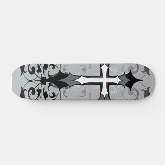 Gothic Cross Skateboard (Horizontaal)