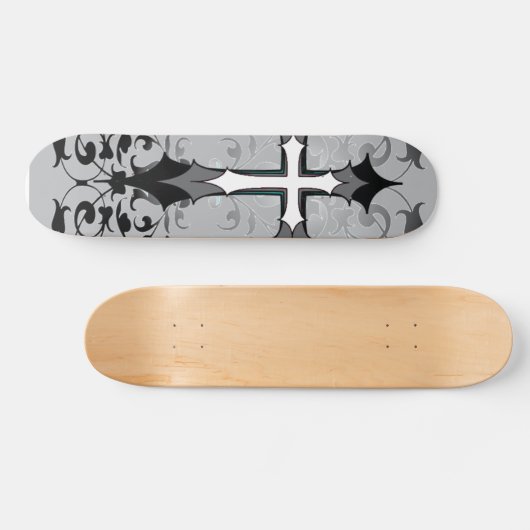 Gothic Cross Skateboard (Horizontaal)
