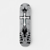 Gothic Cross Skateboard (Voorkant)