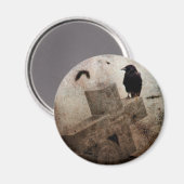 Gothic Crow Magneet (Voorkant / Achterkant)
