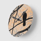 Gothic Crow Wall klok (Hoek)