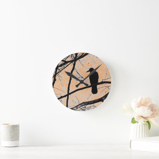 Gothic Crow Wall klok (Huis)