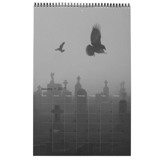 Gothic Crows Kalender (Jan 2027)