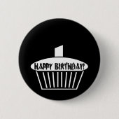 Gothic Cupcake Ronde Button 5,7 Cm (Voorkant)