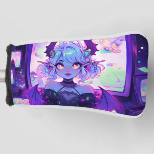 Gothic Cyberpunk Demon Fantasy Anime Girl Golfheadcover