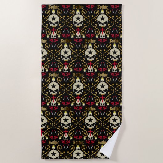 Gothic Dag 22 mei Strandlaken (Voorkant)