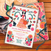 Gothic Dag voor het Dode Vrijgezellenfeest Skelet Kaart