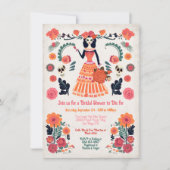 Gothic Dag voor het Dode Vrijgezellenfeest Skelet  Kaart (Voorkant)