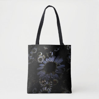 Gothic Daisies Tote Bag