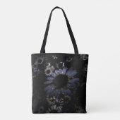 Gothic Daisies Tote Bag (Achterkant)