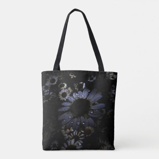 Gothic Daisies Tote Bag (Achterkant)