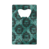 Gothic Damask Creditkaart Flessenopener (Achterkant)