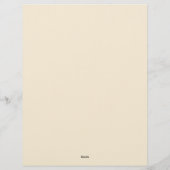 Gothic Damask Frame Stationery Paper Briefhoofd (Achterkant)