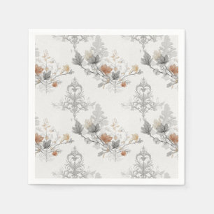 Gothic Damask Halloween Servet