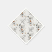 Gothic Damask Halloween Servet (Hoek)