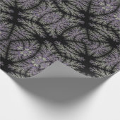 Gothic Damask Lavender Sage Fern Pattern Craft Cadeaupapier (Hoek)