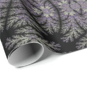 Gothic Damask Lavender Sage Fern Pattern Craft Cadeaupapier (Rol Hoek)
