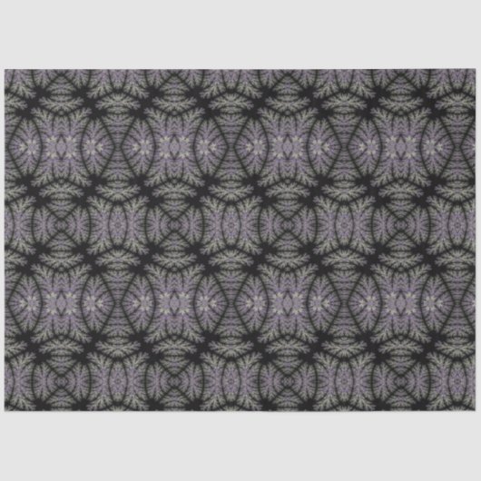 Gothic Damask Lavender Sage Fern Pattern Craft Tissuepapier (Voorkant)