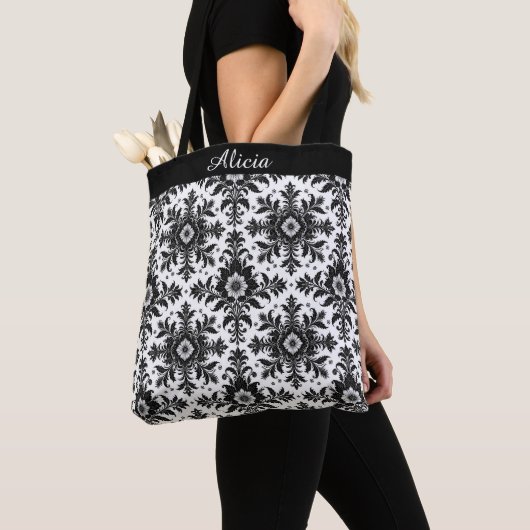 Gothic Damask Tote Bag (Dichtbij)