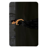 Gothic dame in een begraafplaatsmagneet magneet (Verticaal)